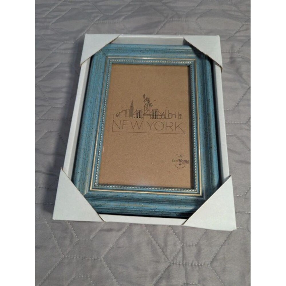 Eco-Home Weathered Blue 4" x 6" Photo Frame